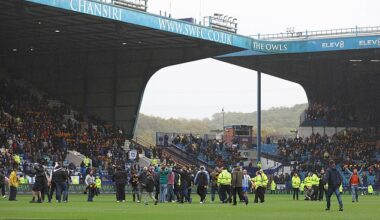 Saturday saw a fresh protest when, 10 minutes into the game against Coventry, a small number of fans ran onto the pitch, forcing referee Adam Herczeg to temporarily suspend play