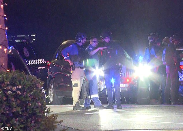Tactical police are on the scene in Sydney's inner west