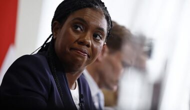 Tory leader Kemi Badenoch told this newspaper she would ensure British troops ¿won¿t have to fight in future conflicts with one hand tied behind their backs¿ (file image)