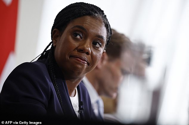 Tory leader Kemi Badenoch told this newspaper she would ensure British troops ¿won¿t have to fight in future conflicts with one hand tied behind their backs¿ (file image)