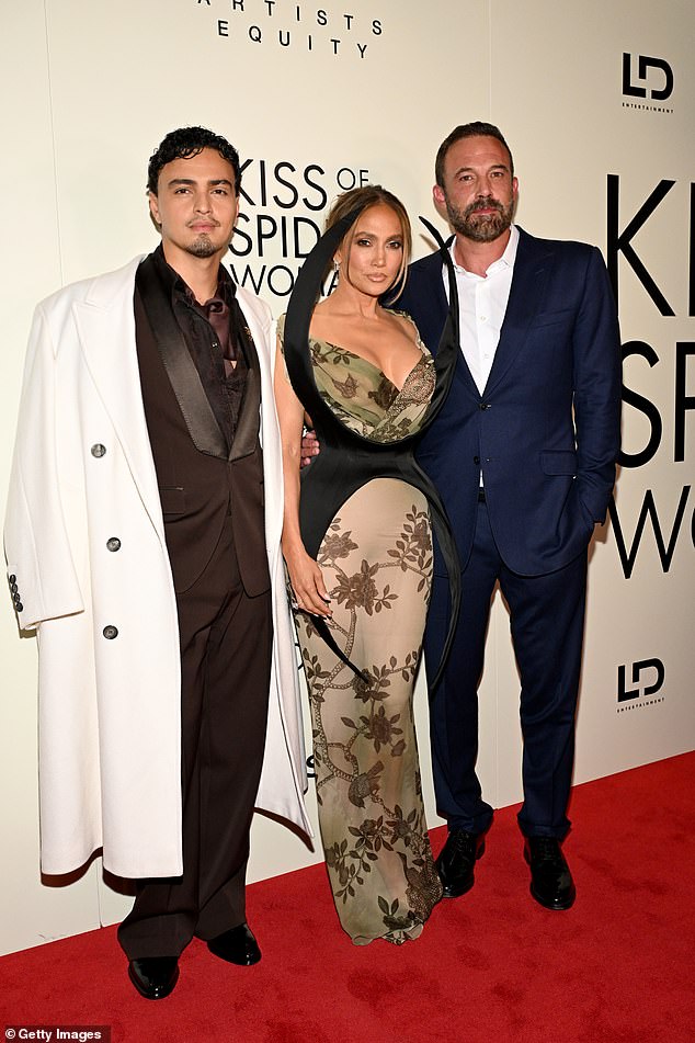 They also posed with Lopez's co-star Tonatiuh