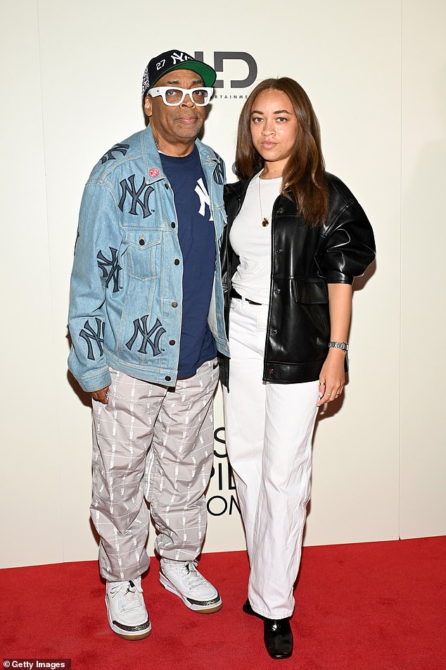 Legendary director Spike Lee brought along his daughter Satchel Lee