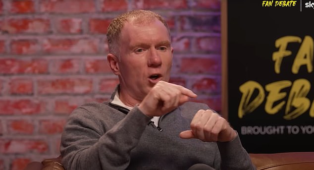 Man United legend Paul Scholes suggested Amorim has been given 'too much time' by the club