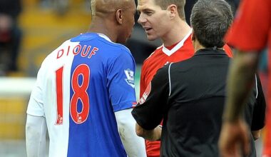 Steven Gerrard has reignited his feud with former team-mate El-Hadj Diouf as he hit out at Liverpool's decision to sign the star
