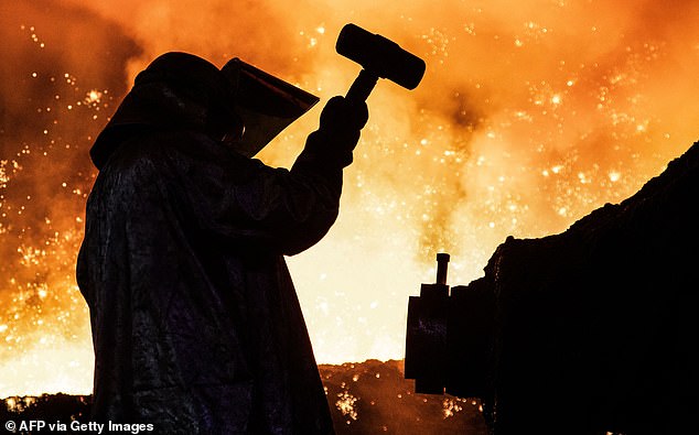 Challenges: UK steel output is forecast to drop again this year, and for the next few years, until Tata’s new electric arc furnaces come on stream at Port Talbot in 2028