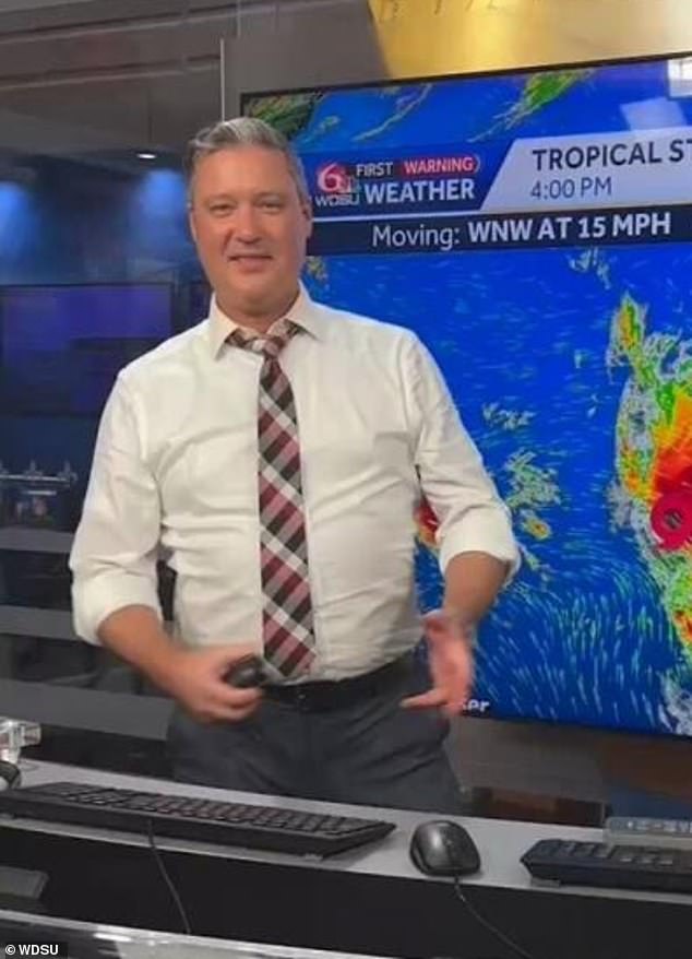 WDSU's chief meteorologist Devon Lucie, 48, was arrested Sunday after he allegedly punched his girlfriend in the face while her kids slept in the next room