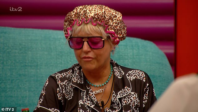 Big Brother housemate Caroline (Pictured) has been issued a formal warning for offensive language after making transphobic comments to Zelah