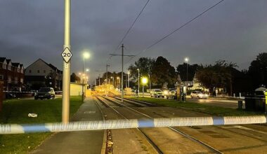 A boy has been left fighting for his life after he was hit by a tram in Wythenshawe, south Manchester, and 'dragged underneath' on Tuesday afternoon