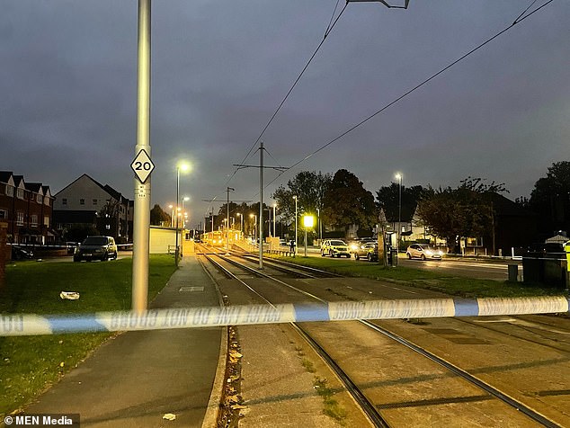 A boy has been left fighting for his life after he was hit by a tram in Wythenshawe, south Manchester, and 'dragged underneath' on Tuesday afternoon