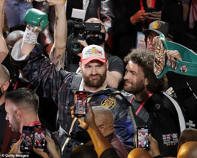 Shane Fury (right) grinned away as his brother told the world that he was going to be the one to break my jaw