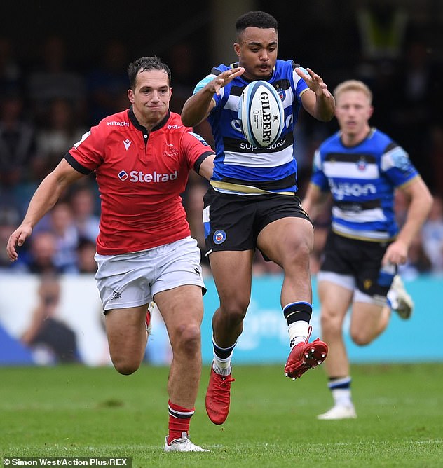 Centre Max Ojomoh has impressed while keeping Finn Russell's No 10 shirt warm at Bath
