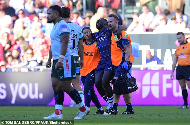 Fellow Bristol Bears winger Gabriel Ibitoye is also crocked as part of a brutal injury crisis