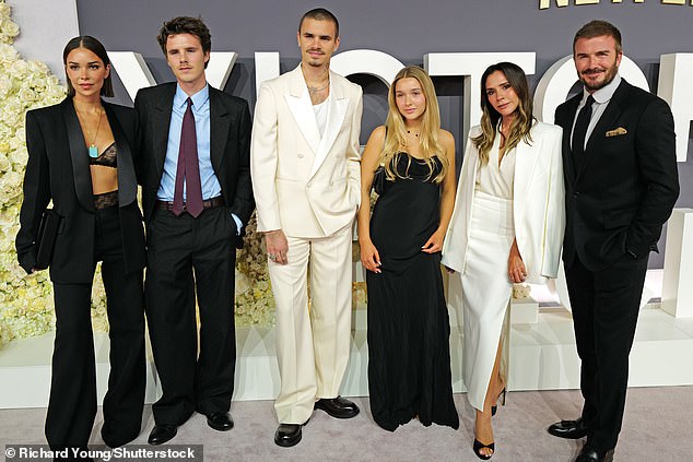 It was yet another poignant moment, and perhaps a painful reminder, that things have changed for the Beckham gang