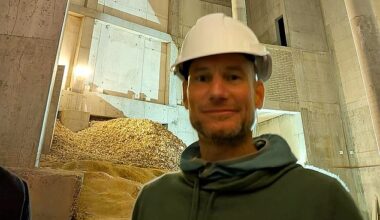 Sculpture by the Sea installer Yuri Humeniuk needed facial surgery after a workplace accident