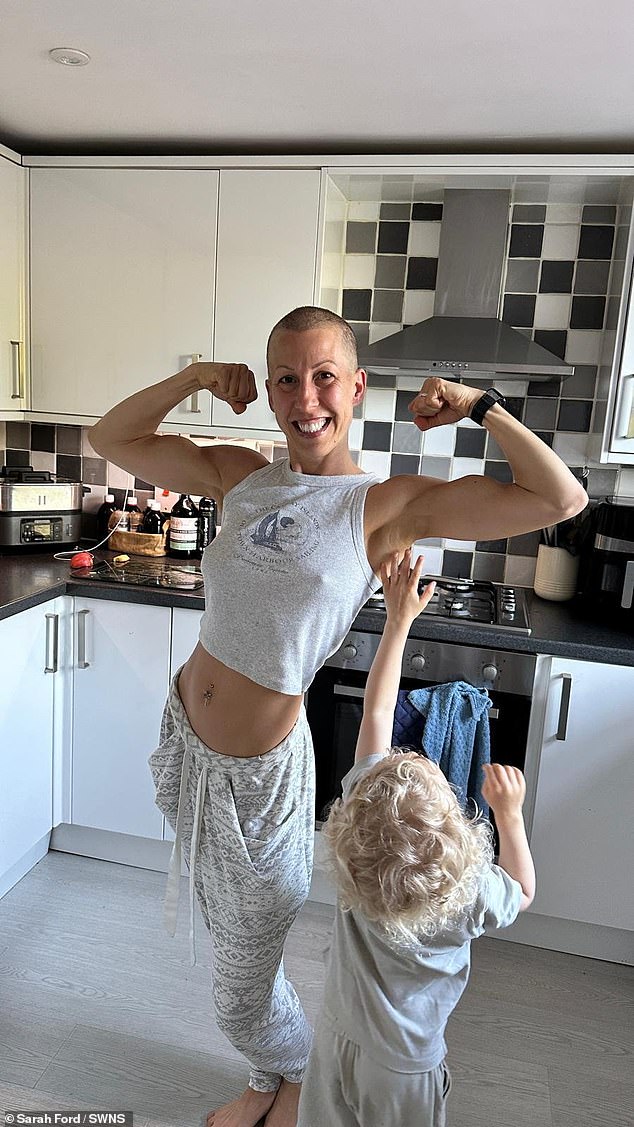 The ex-bodybuilder said her diagnosis came as a shock given how fit and active she was
