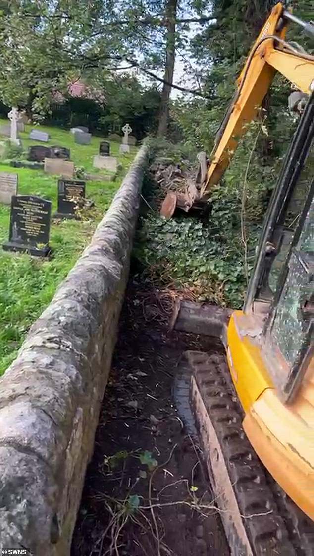 South Yorkshire Police were called to reports of human remains near St Wilfred's Church near Church Lane in Doncaster at around 9.50am on October 6