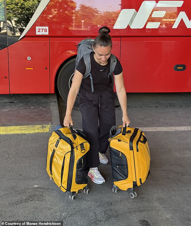 Hendrickson, 29, visited 14 countries in total, including Italy, Albania, Hungary, Poland, Finland, Sweden, and Norway