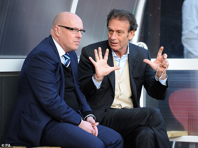 Cellino (pictured here with Brian McDermott in 2014) was known for his chop-and-change approach to hiring and firing managers