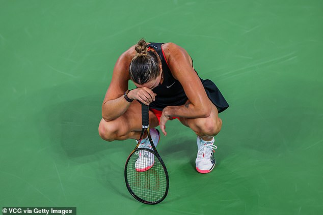 Sabalenka saw her 20 match win streak at the WTA 1000 tournament come to an end