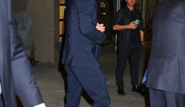 The prince was decked out in a suit as he entered a car to enjoy the comfortable fall night in Manhattan on Saturday
