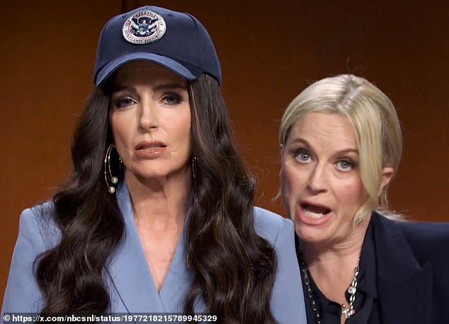 Fey¿s faux Noem declared that the 'Democrat government shutdown' must end, prompting a cast member playing a senator to insist that 'the Democrats are even more eager to end this shutdown than our Republican colleagues'