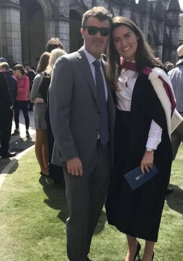 Caragh Keane (right) has revealed how her father Roy Keane (left) helped her