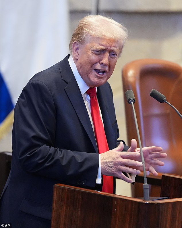 Later today, Trump will meet with the top Middle Eastern leaders in Egypt to celebrate the end of the two-year war between Israel and Hamas