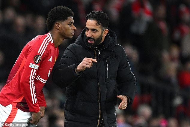 Amorim insisted this year that Rashford needed to 'change' after freezing him out of the squad