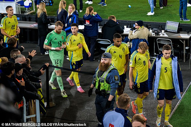 Defeat left Sweden bottom of their four-team group and winless from four qualifying matches
