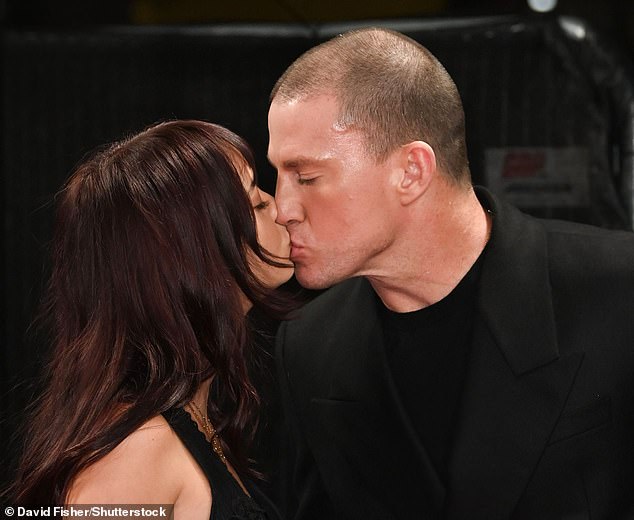 Channing Tatum packed on the PDA with girlfriend Inka Williams as they kissed at the Roofman premiere during the 69th BFI London Film Festival on Tuesday