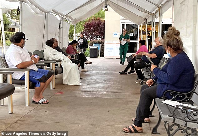 This medical center in Fresno, California, had to seat patients in tents after nearby hospitals closed