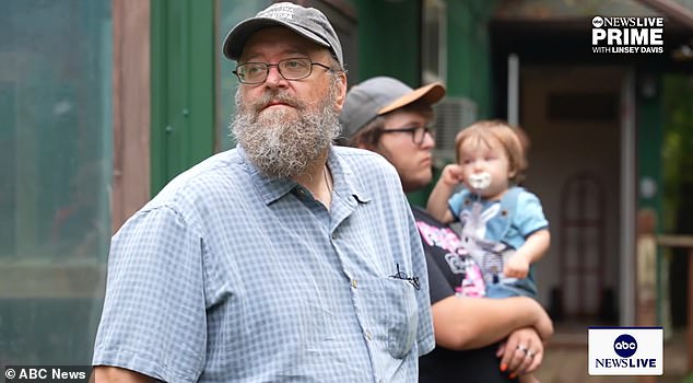 John's father Eric Halfen moved back with Terry to care for him in the final months of his life