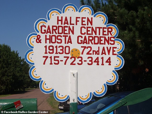 The green fingered Terry opened his small garden center business in the early 1990s