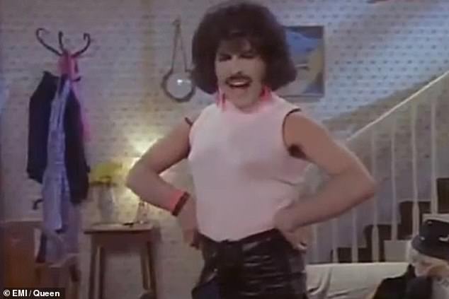 He laughed: 'It was great, one night was fancy dress. I was Freddie Mercury . I wore high heels, a black leather skirt, skintight t-shirt tucked in, and a hoover'
