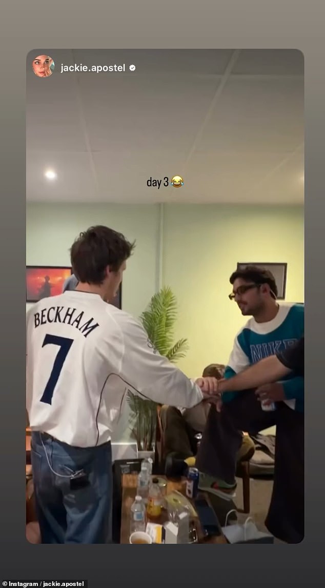 He's been rocking out with his band in a string of secret gigs over the last few days and on Friday night, Cruz Beckham, 20, took to the stage once again, making sure to stand out to the packed crowd