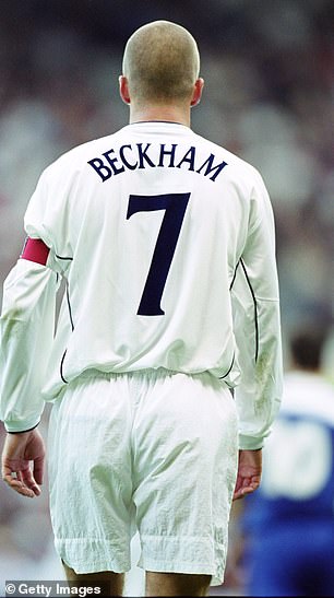 No stranger to making fashion statements, Cruz modelled the retro number seven shirt (pictured) with ease