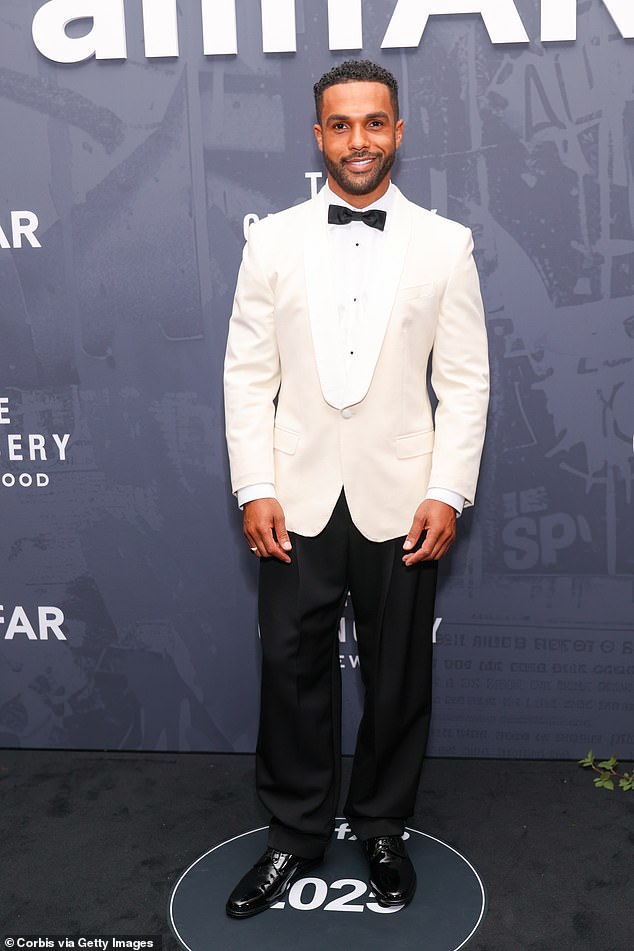 Lucien Laviscount cut a dapper figure for the occasion