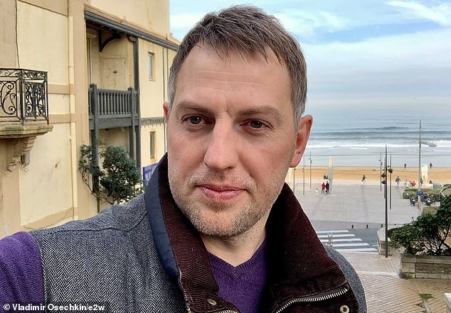 Four men have been arrested in France on suspicion of plotting to kill exiled Russian rights activist Vladimir Osechkin (pictured)