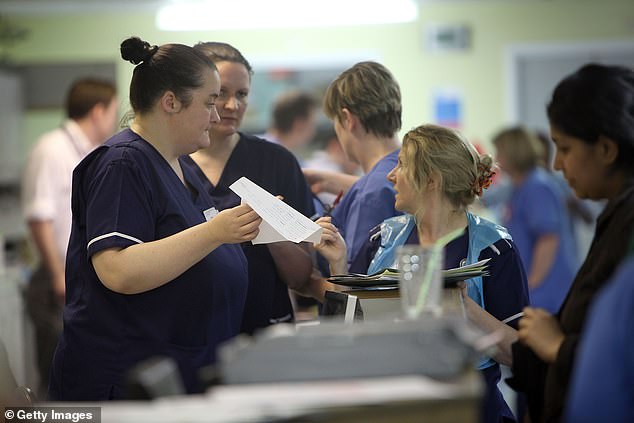 All this has consequences beyond mere fatigue. Burnout is rampant. Doctors and nurses, unable to reconcile professional values with the constraints imposed upon them, are leaving the NHS in record numbers. Pictured: File photo