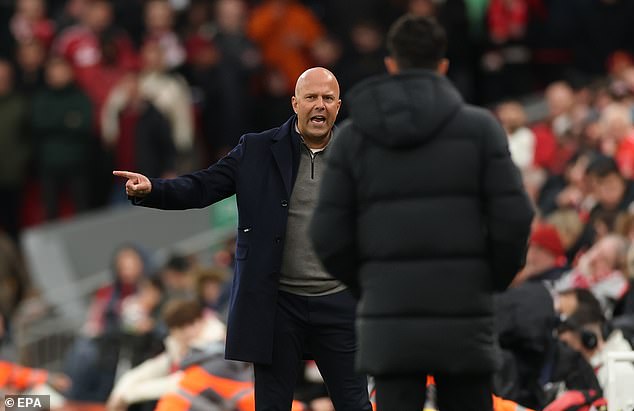 Arne Slot hit out at Manchester United's defensive approach after Liverpool slumped to a fourth straight defeat in all competitions