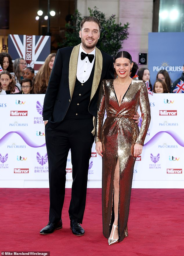 The couple were among the first stars to arrive on the red carpet ahead of this year's glitzy ceremony in the capital