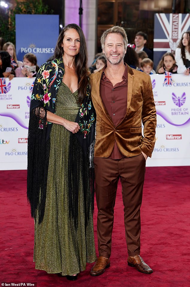 Celebrity Big Brother star Chesney Hawkes put on a dapper display as he arrived for the red carpet with his wife Kristina