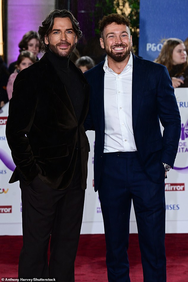 Pete was hosting this year's Pride of Britain red carpet alongside best pal Sam Thompson