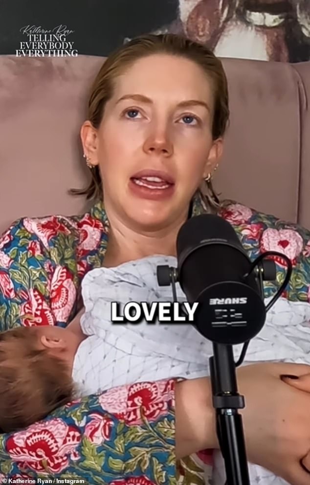 This week, Katherine revealed she welcomed her newborn daughter in just 45 minutes as she shared her speedy birth story after returning to her podcast