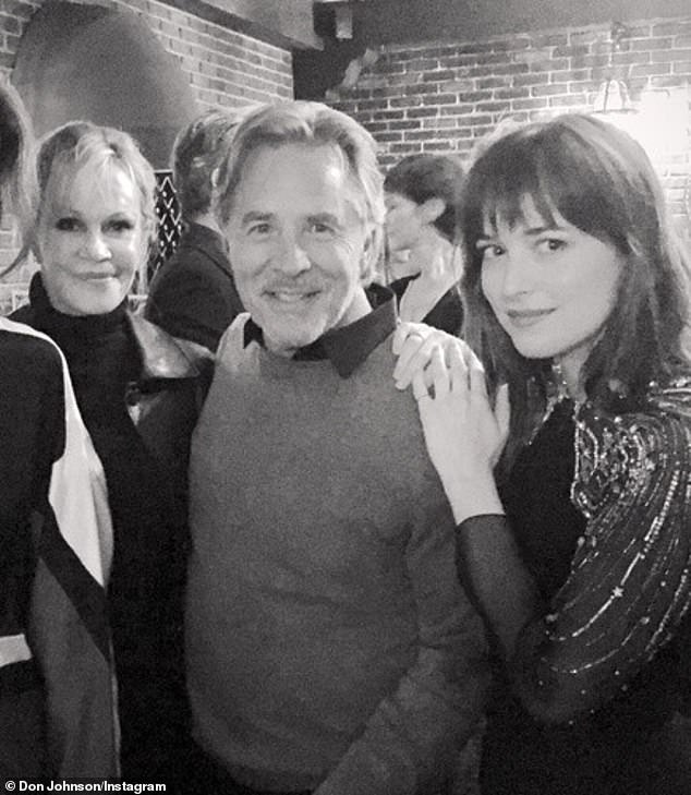 In her new Vogue Germany interview, Johnson shared insight on growing up as the daughter of Hollywood icons Don Johnson and Melanie Griffith; Johnson seen with her parents in 2015