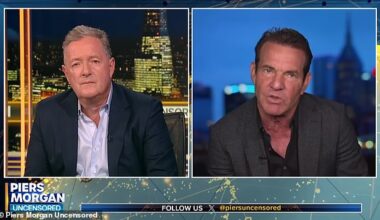 Dennis Quaid told Piers Morgan last month about how he helped his housekeeper obtain a green card during Donald Trump's first term 'to do things right'