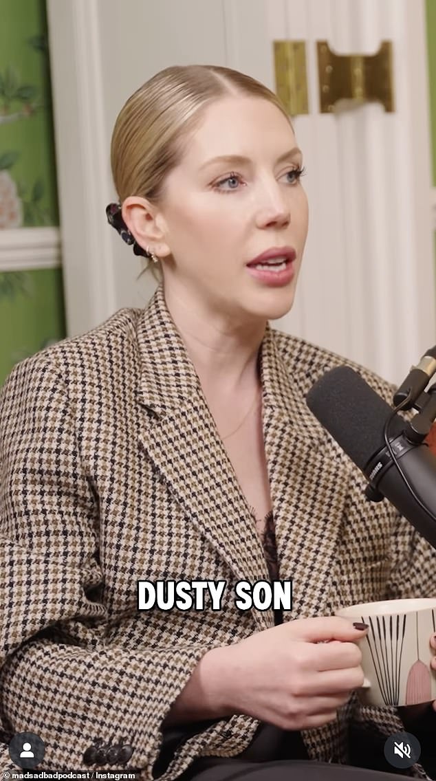 She also explained how she has tried to ensure her eldest will not be impressed by someones dusty son'