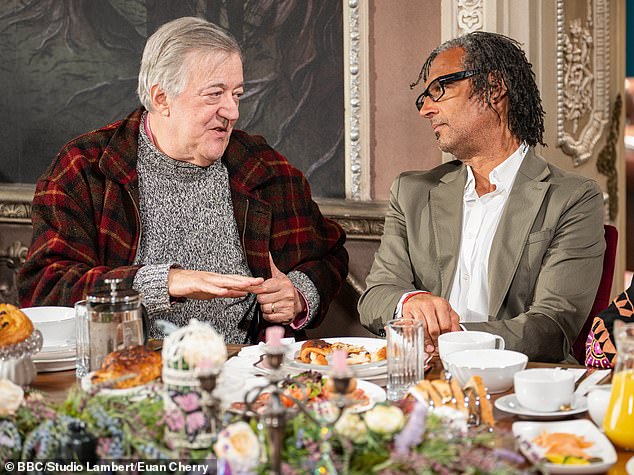 A TV source said one conversation between Fry and Olusoga ended in a full-blown argument