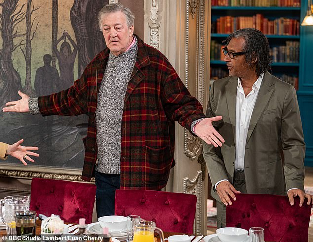Stephen Fry and David Olusoga have appeared together on the BBC's Celebrity Traitors