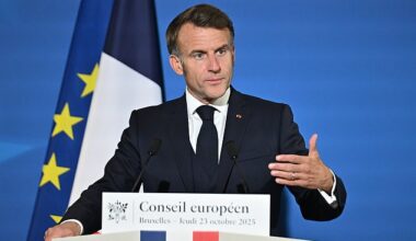 Emmanuel Macron (pictured) is fighting for his political career as France continues to creep towards economic meltdown